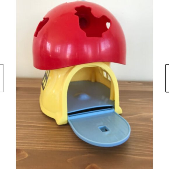 Vtg Lesney Matchbox Shape Sorter Mushroom Toadstool Toy House 1981 LL-4200 - Picture 4 of 8